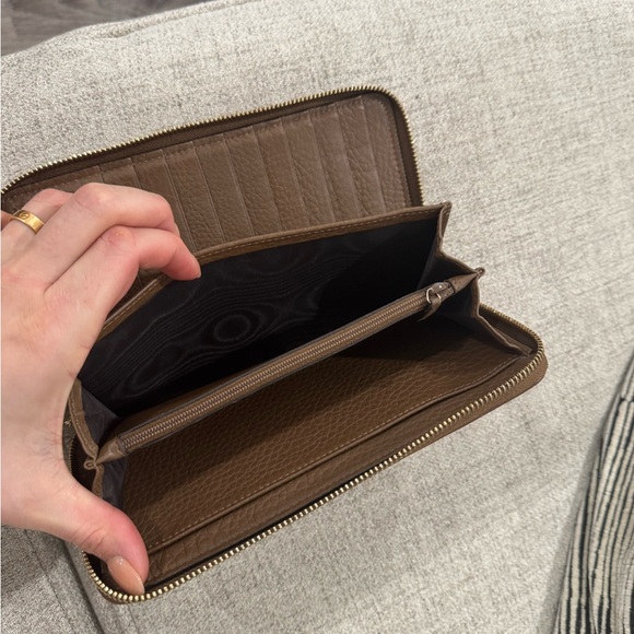 GUCCI Floral Print Wallet with Bamboo - Picture 3 of 6